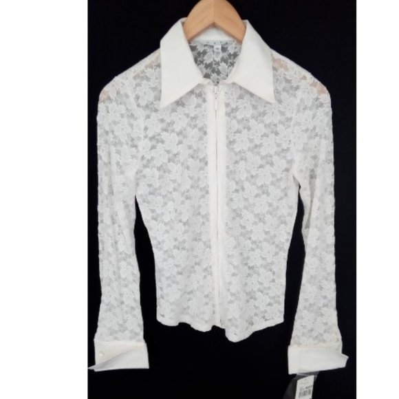 Cabi Dress Shirt Lace - Picture 3 of 6